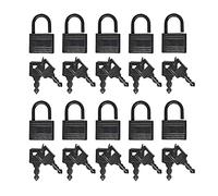 SuKeYuan Lot de 10 mini cadenas mignons pour journal intime, petits cadenas avec clés pour bagages, ordinateur portable, sac de casier