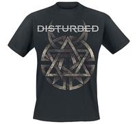SukGarden Disturbed Symbol Men Short Sleeve T Shirt Black 3XL