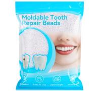 Sukh Granulés de plastique malléables de 309 g - Perles thermoplastiques thermoplastiques polymorphes réutilisables pour réparation temporaire des dents manquantes, bricolage, cosplay, Halloween,