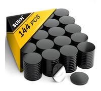 Sukh Lot de 120 bandes magnétiques rondes - Feuilles magnétiques avec support adhésif magnétique d'un côté autocollant de l'autre côté pour l'organisation du réfrigérateur, projet artistique, salle de classe