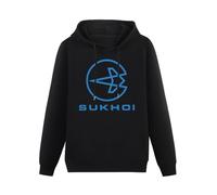 Sukhoi Russian Aircraft Company Men's Hoodies Black Sweatshirt XL