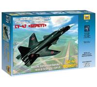 Sukhoi S-37 Berkut Russian Fighter 1:72 Plastique Model Kit Zvezda