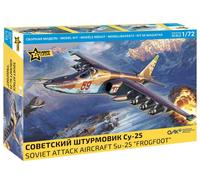 SUKHOI Su-25 Soviet Attack Aircraft (Nouveau Moule) - ZVEZDA 1/72 Plastic Kit