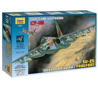 Sukhoi Su-25 Soviet Attack Fighter 1:72 Plastique Model Kit Zvezda