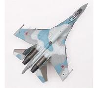 Sukhoi SU-35 Modèle d'avion moulé sous pression 1/100 Bleu marine