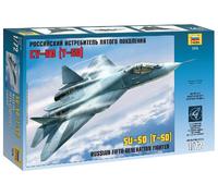 Sukhoi T-50 Chasseur Russe 1:72 Kit de Modèle en Plastique ZVEZDA