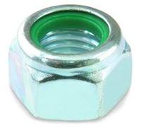 Suki 6113018 Ecrous frein Acier zingué bague nylon M 6 200 pièces Zingué G