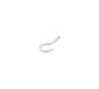 Suki 6175048 Crochets à Vis Acier Plastifié Blanc 50 X 3,3 15 Pièces