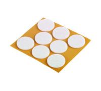 suki fix-o-moll SUKI, patin rond, diamètre 28 mm, à coller, feutre blanc Quantité:1