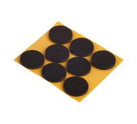 suki fix-o-moll SUKI, patin rond, diamètre 28 mm à coller, feutre marron Quantité:1