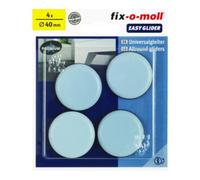 suki fix-o-moll SUKI, patin rond, diamètre 40 mm à coller, plastique gris Quantité:1