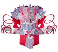 Suki Gifts International Carte d'anniversaire Pop-Up 18 Ans, Multicolore