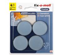 Suki Patin glissant PTFE adhésif Bleu/Gris 4 pièces