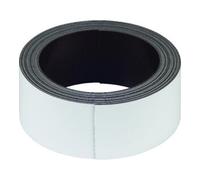 suki suki Bande magnétique inscriptible 2,5 m x 30 mm, blanc Contenu : 1 Quantité:1