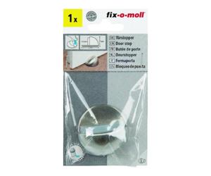 suki suki Butoir de porte métal, Ø 45 x H 25 mm, auto-adhésif, poli, contenu : 1 Quantité:1