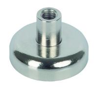 suki suki Pot magnétique Neo Ø20, H13,5, avec filetage M4, argent Contenu : 1 Quantité:1