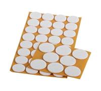 suki suki Set de patins en feutre autocollants blanc, 40 pièces, contenu : 40 Quantité:1
