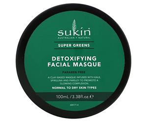 Sukin Detoxifyng Clay Masque Super Greens 3.38 Fl. Oz. by Sukin