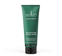 Sukin Super Greens Detoxifying Facial Scrub for Women 4.23 oz Scrub