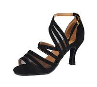 SUKUTU Femmes Ballroom Dance Chaussures Latin Tango Salsa Pratique Samba Waltz Social Dancing Shoes