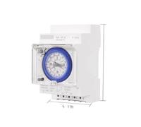 SUL181H SUL181D Mechanical Timer Time Switch Relay Electrical Programmable Timer 24 hour Din Rail Timer Switch AC220V EKFBQBGW(SUL 181 d)
