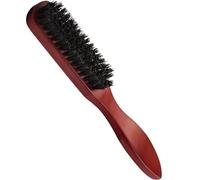Sularpek Brosse en Poil de Sanglier, Brosse Plaquante Cheveux, Brosse a Chignon, Brosse pour Plaquer les Cheveux pour Femme et Homme, pour le Nettoyage des Cheveux et de la Barbe