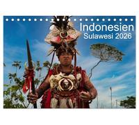 Sulawesi 2026 (Tischkalender 2026 DIN A5 quer), CALVENDO Monatskalender: Entdecke Sulawesi - Insel der Kontraste und Kulturen!