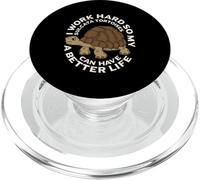 Sulcata Tortue Amoureux de Tortue Africaine propriétaire de Tortue PopSockets PopGrip pour MagSafe