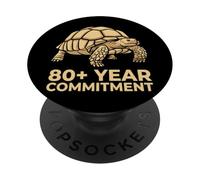 Sulcata Tortue Sulcata Propriétaire Tortue éperon Africaine PopSockets PopGrip Adhésif