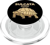 Sulcata Tortue Sulcata Propriétaire Tortue éperon Africaine PopSockets PopGrip pour MagSafe