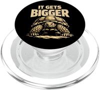 Sulcata Tortue Sulcata Propriétaire Tortue éperon Africaine PopSockets PopGrip pour MagSafe