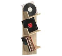 Sulda bibliothèque accroché au mur pour LP 3 tablettes chêneReproduction.