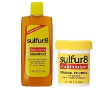 Sulfur8 Anti-Dandruff Hair & Scalp Care Shampoo 7.5oz + Conditioner 2oz Duo