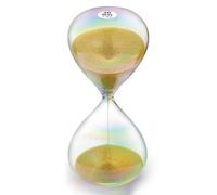SuLiao Hourglass Sablier doré 20 minutes Grand sablier en verre coloré 20 min pour enfants, salle de classe, maison, bureau, décoration de bureau