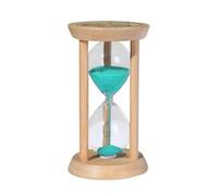 SuLiao Reloj De Arenai Sablier en Bois 5 Minute Sablier Vert Hêtre, Petite Montre Minuteur 5 Minutes, Décoratif, Jeu, Bureau, Salle de Classe Sablier pour Maison