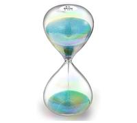 SuLiao Sablier 45 Minutes Turquoise, 45 Min sablier, Grand Verre de Sable, Reloj de Arena 45 Minutes pour la Maison, Le Bureau, la décoration de Bureau