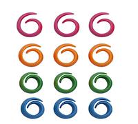 SULIUDAJI 12 pcs Hugger de Bobine de Fil/Bloc Fil, Empêche Les extrémités de Fil de Se dérouler - Pas de Queue de Fil Sauvage - pour Bobine de Fil de Machine à Coudre et à Broder