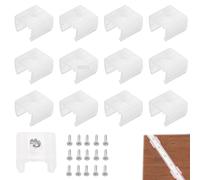 SULIUDAJI 40 Support LED en silicone néon LED clips de fixation d'un côté lustre led bandes lumineuses cintres de lumière LED support de montage de bande lumineuse trou unique agrafe