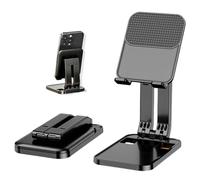 SULIUDAJI Support Téléphone Réglable, Dock Téléphone - Pliable Support Dock pour iPhone 16 Pro Max Plus, 15/14/13/12/11 Pro Max Plus Mini, XS XR X 8 7, Samsung S10 S9, Huawei, d'autres Smartphones