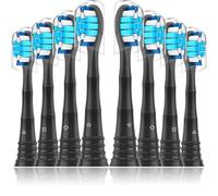 Sulkiwe Têtes de Brosse à Dents Electrique Compatible avec Philips Sonicare, Brossettes de Rechange Compatible avec ProtectiveClean, Diamond, HealthyWhite, FlexCare EasyClean, 8pcs