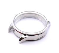Sulla Boîtier de 49 mm en acier inoxydable compatible avec le mécanisme Savonnette Doxa Nardin Moser JWC Omega (42-44 mm), Brillant, Saphirglas
