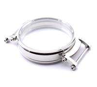 Sulla Boîtier en acier inoxydable de 45,6 mm compatible avec les montres de poche encastrables Doxa Moser Zenith Omega (38-41 mm), etc., Brillant, Saphirglas