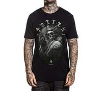 Sullen Men's Kingdom Short Sleeve T Shirt Black Clothing Apparel Tattooed Wee Black T-Shirts à Manches Courtes(X-Large)