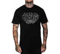 Sullen Men's Widow Short Sleeve T Shirt Black Clothing Apparel Black T-Shirts à Manches Courtes(X-Large)