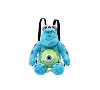 Sully avec Monsters Inc Mike Cosplay Double Strap Plush Backpack Anime Cartoon Sulley James P. Sullivan Bookbag