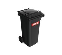SULO Bac à ordures 120 l HDPE gris anthracite mobile, selon EN 840
