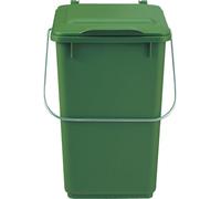 SULO Collecteur de déchets 10l plastique vert avec couvercle rabattable pour déchets biologiques - 1086550