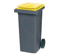 SULO Conteneur 2 roues SULO prise frontale 120 L gris/ jaune