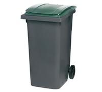 SULO Conteneur 2 roues SULO prise frontale 240 L gris/ vert