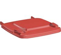 SULO Couvercle PE rouge pour grand conteneur à déchets 120l - 2008463 ROT